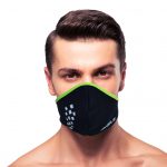 Adjustable Velcro Face Mask - Lime