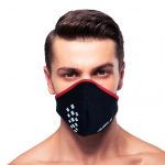 Adjustable Velcro Face Mask - RED