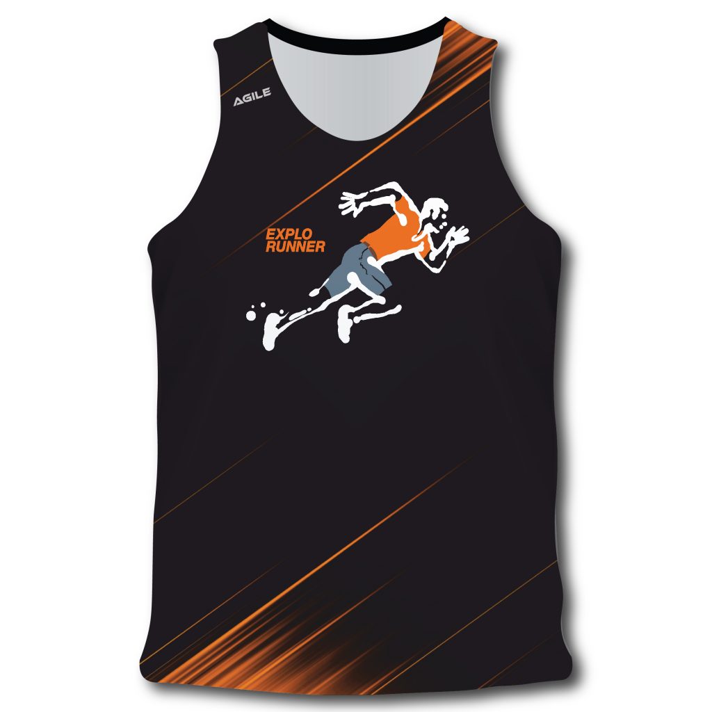 ExploRunner Men Tank Top - Black