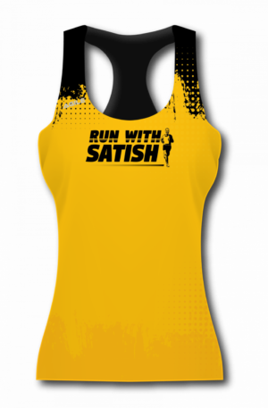 Run With Satish Women's Racerback