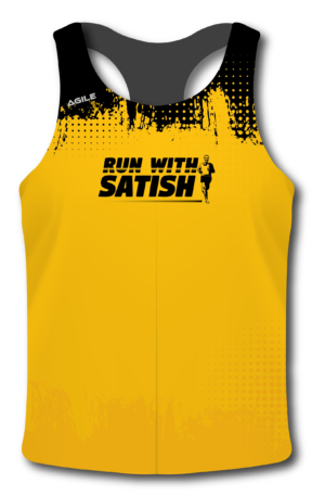 Run With Satish Mens Vest