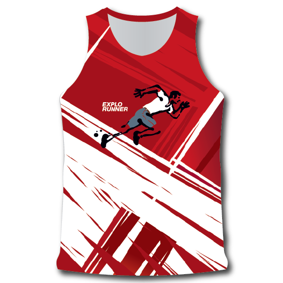 ExploRunner Men Tank Top - Red
