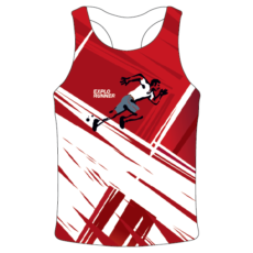 ExploRunner  Men Singlet - Red