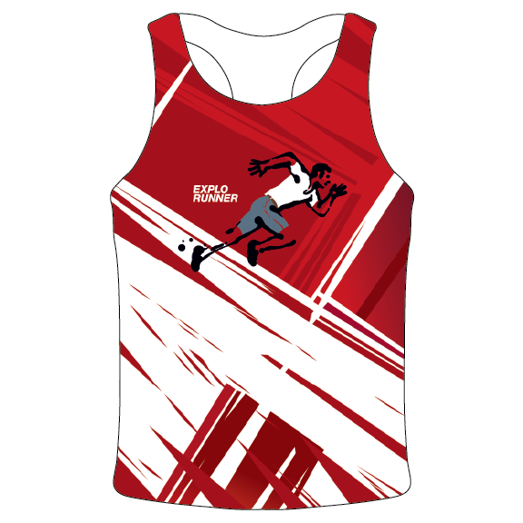 ExploRunner  Men Singlet - Red